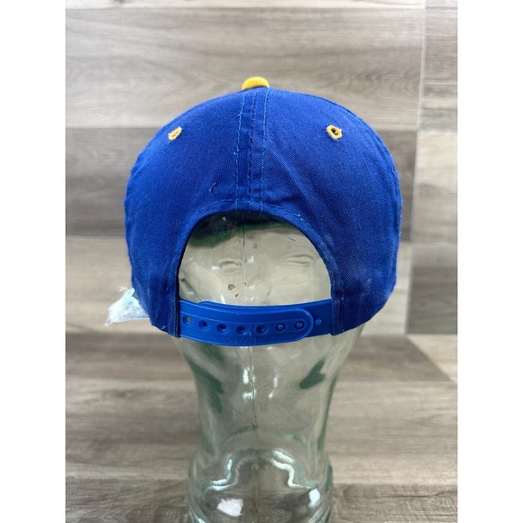 Vintage Los Angeles Rams NFL Hat Cap Drew Pearson SnapBack Mens Blue Yellow - Picture 5 of 10